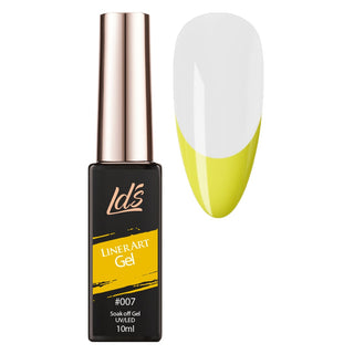 LDS - 07 (ver 2) NeonYellow - Line Art Gel Nails Polish Nail Art