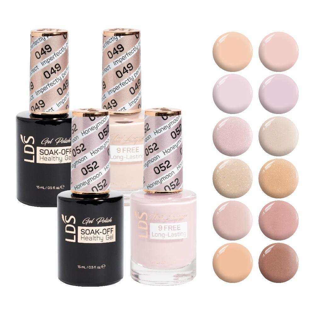 LDS Gel Lacquer Nude Collection: 49, 50, 51, 52, 53, 54, 55, 56, 57, 58, 59, 60