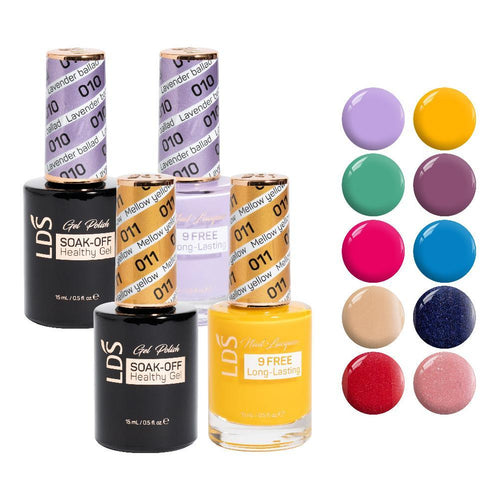 LDS Gel Lacquer Summer Collection: 10, 11, 18, 19, 120, 143, 115, 131, 142, 134