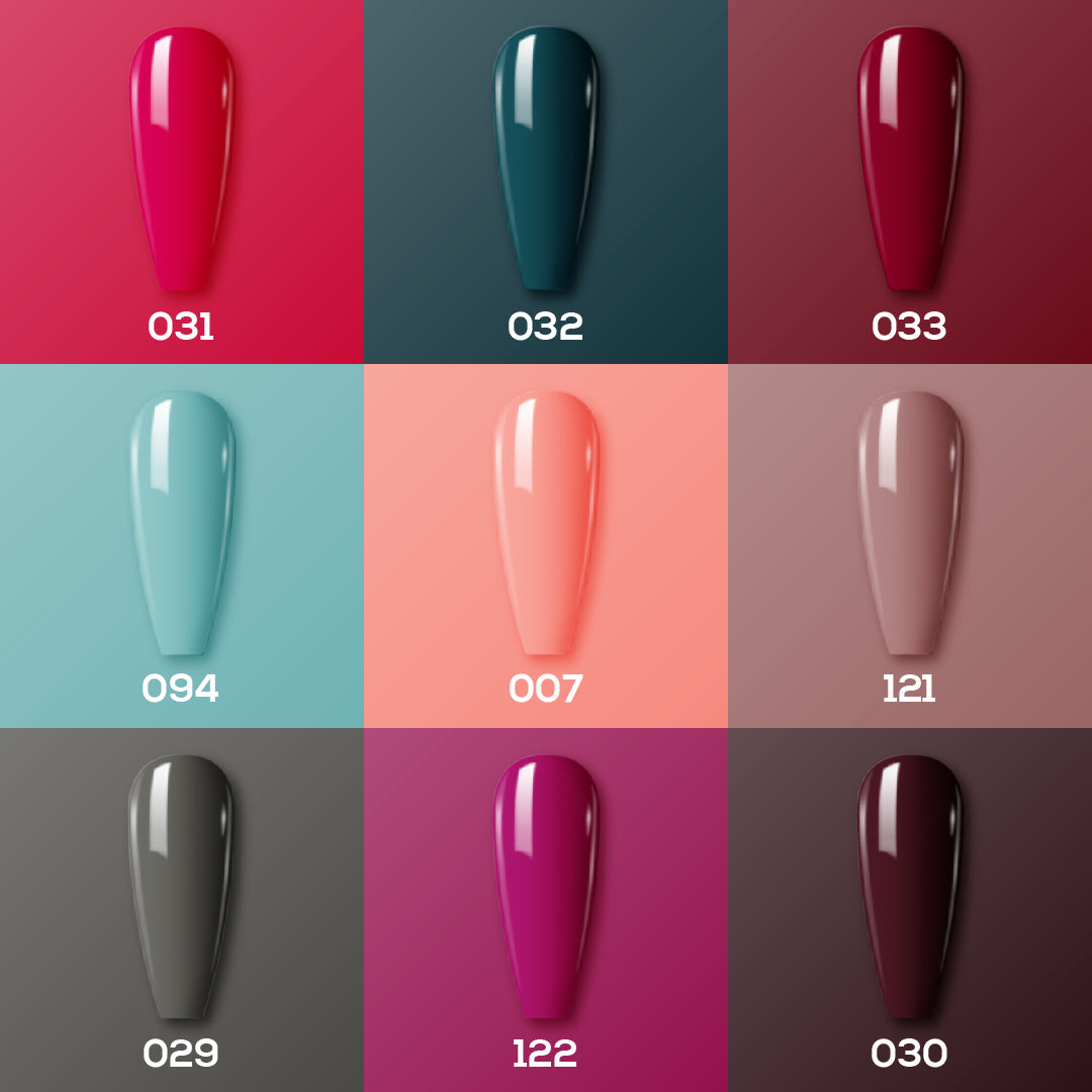 WINTER MOOD - LDS Holiday Healthy Nail Lacquer Collection: 007, 029, 030, 031, 032, 033, 094, 121, 122