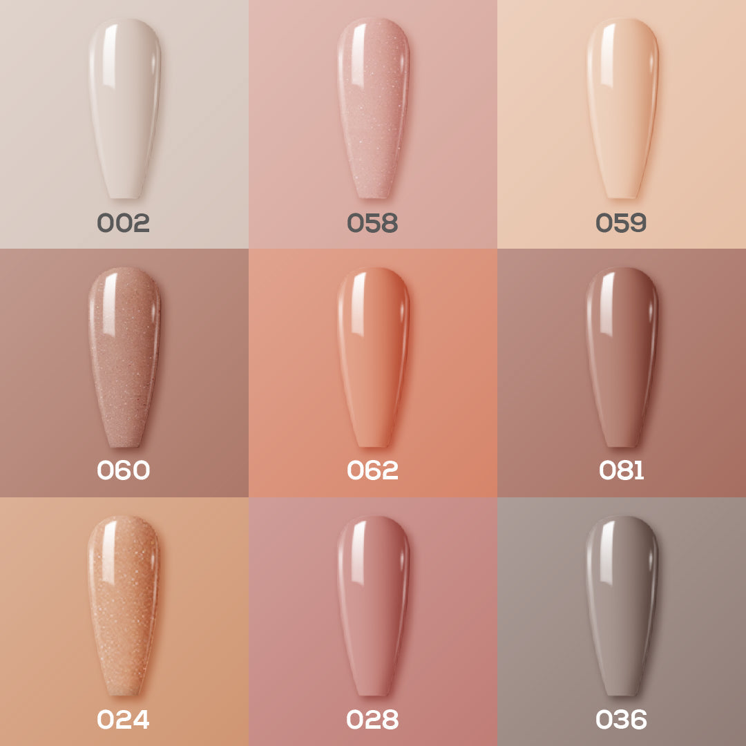9 LDS Holiday Gel Nail Polish Collection - MUSEUM MUSE - 002; 024; 028; 036; 058; 059; 060; 062; 081