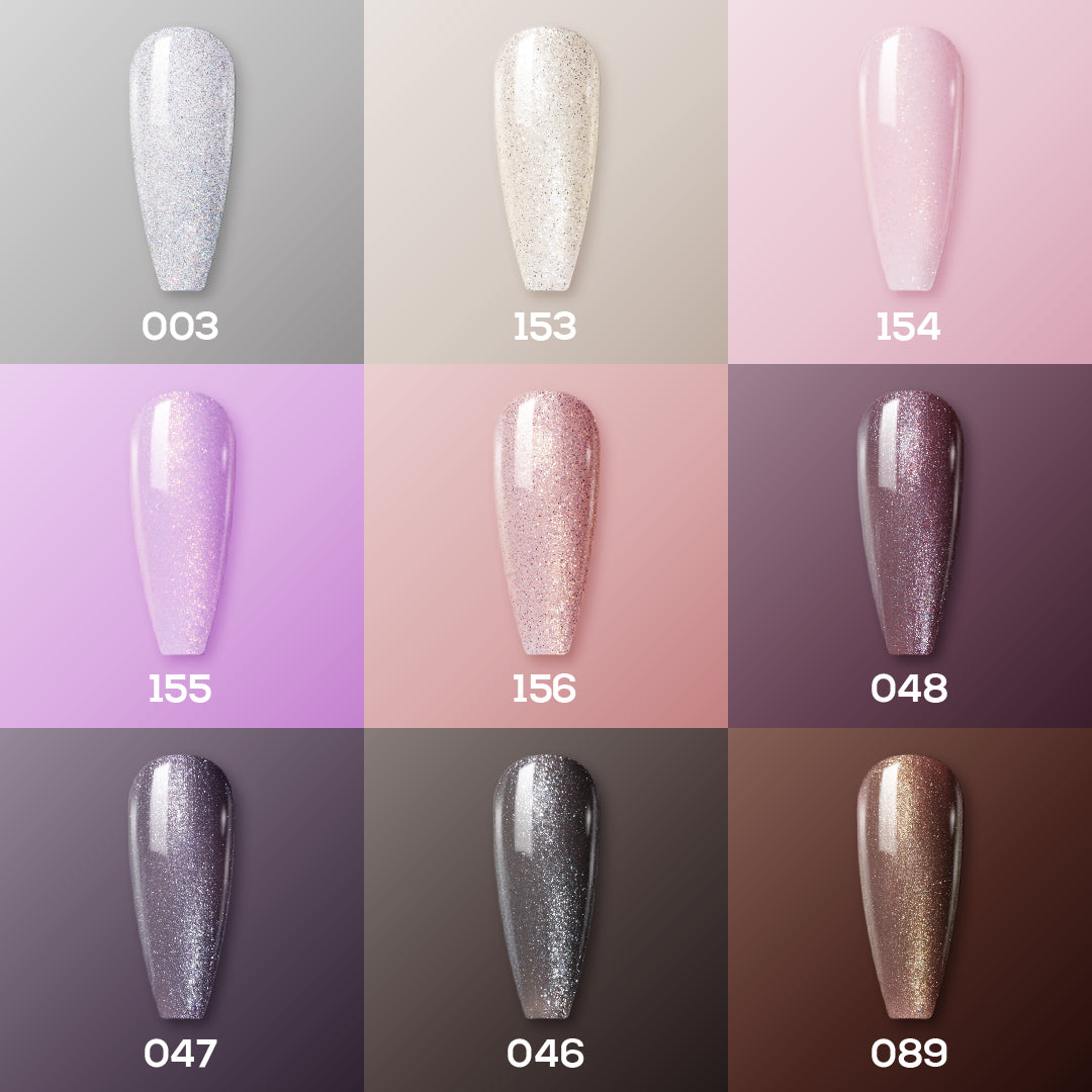 SOFT GLAM - LDS Holiday Healthy Nail Lacquer Collection: 003, 046, 047, 048, 089, 153, 154, 155, 156