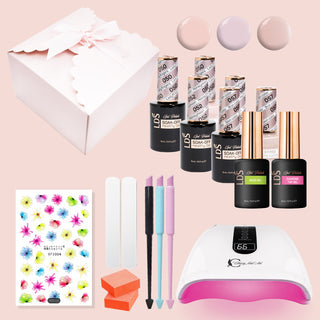 LDS Special Bundle 1: 50,52,57,BT+ 1 CNA Plasma Lamp + 1 Spring Nail Sticker - random + 2 mini files + 2 buffers + 3 Pusher Cuticle Stick Pen