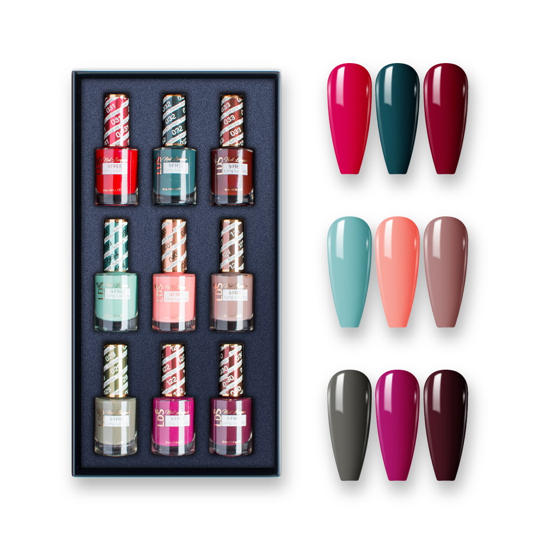 WINTER MOOD - LDS Holiday Healthy Nail Lacquer Collection: 007, 029, 030, 031, 032, 033, 094, 121, 122