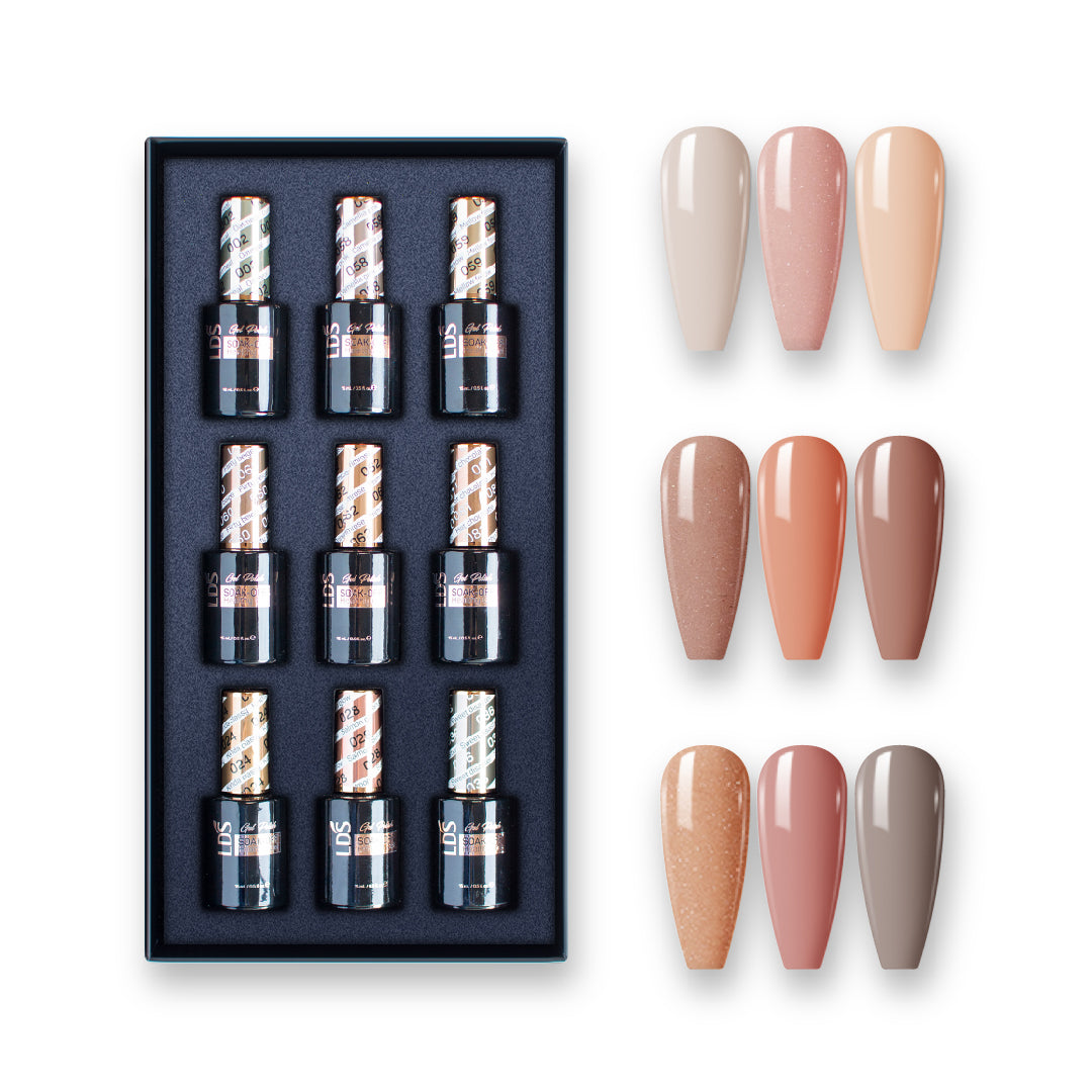9 LDS Holiday Gel Nail Polish Collection - MUSEUM MUSE - 002; 024; 028; 036; 058; 059; 060; 062; 081