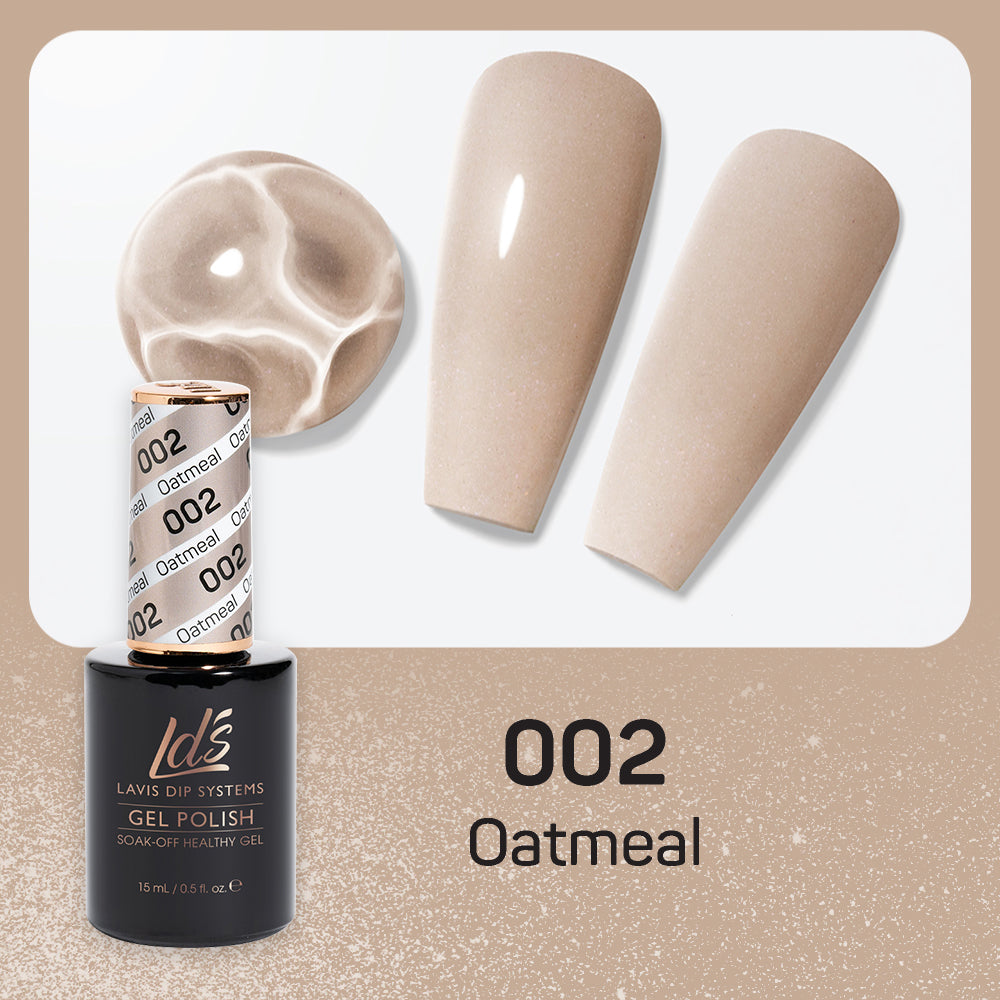 LDS 002 Oatmeal - LDS Gel Polish 0.5oz