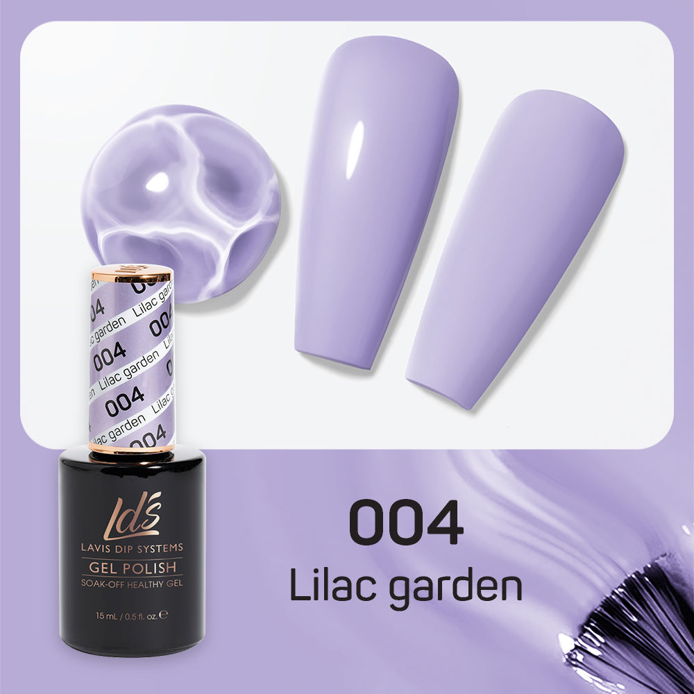 LDS 004 Lilac Garden - LDS Gel Polish 0.5oz