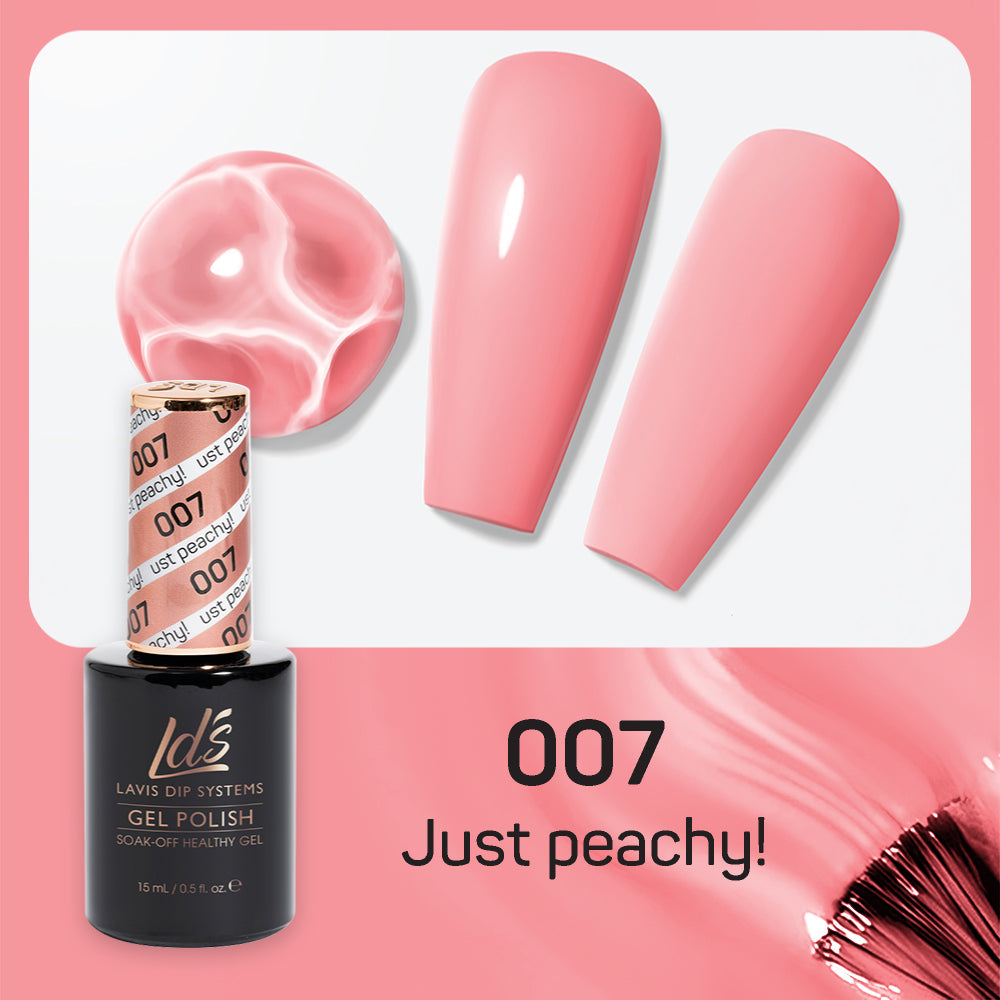 LDS 007 Just Peachy - LDS Gel Polish 0.5oz