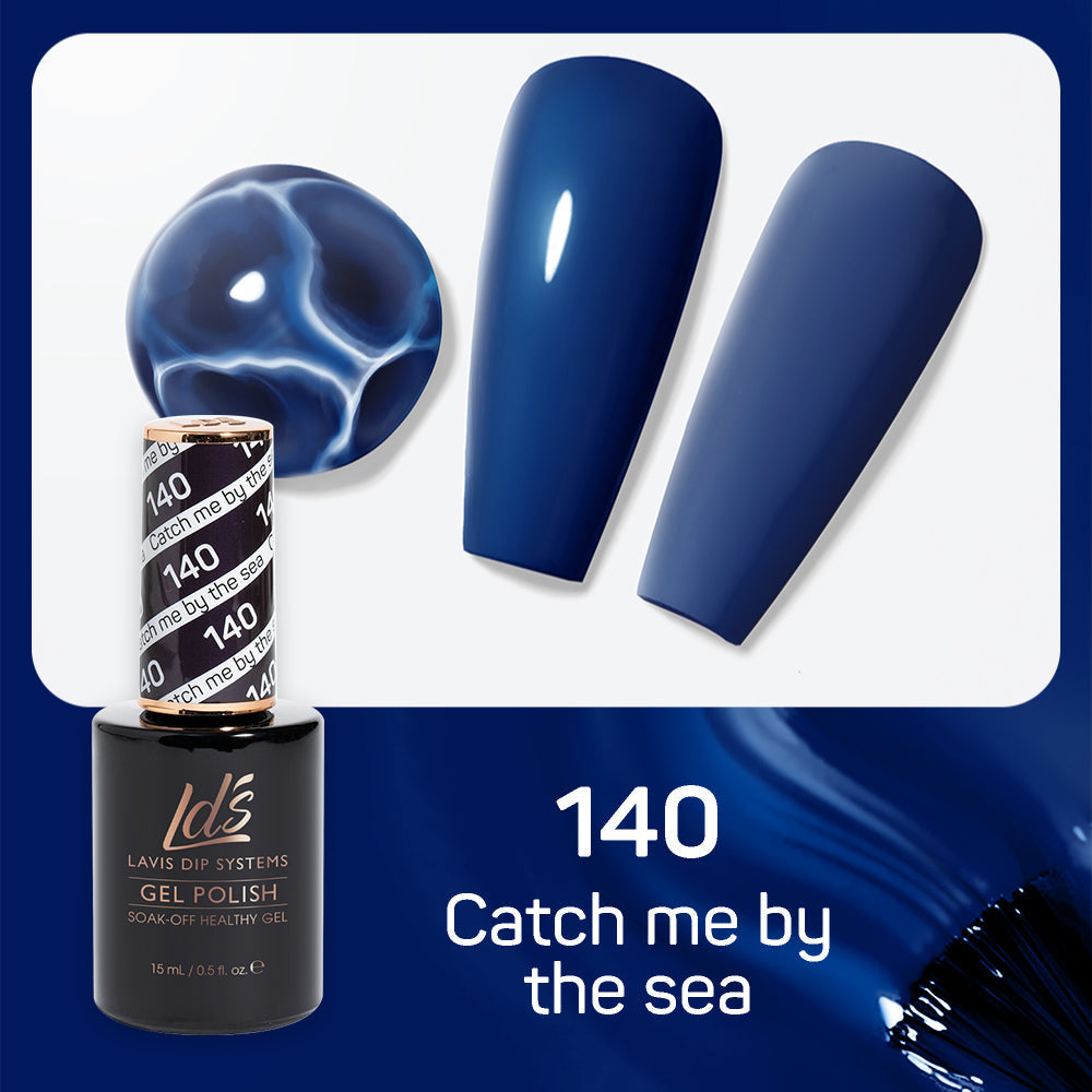 LDS 140 Catch Me By The Sea - LDS Gel Polish 0.5oz