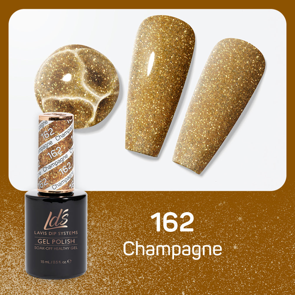 LDS 162 Champagne - LDS Gel Polish 0.5oz
