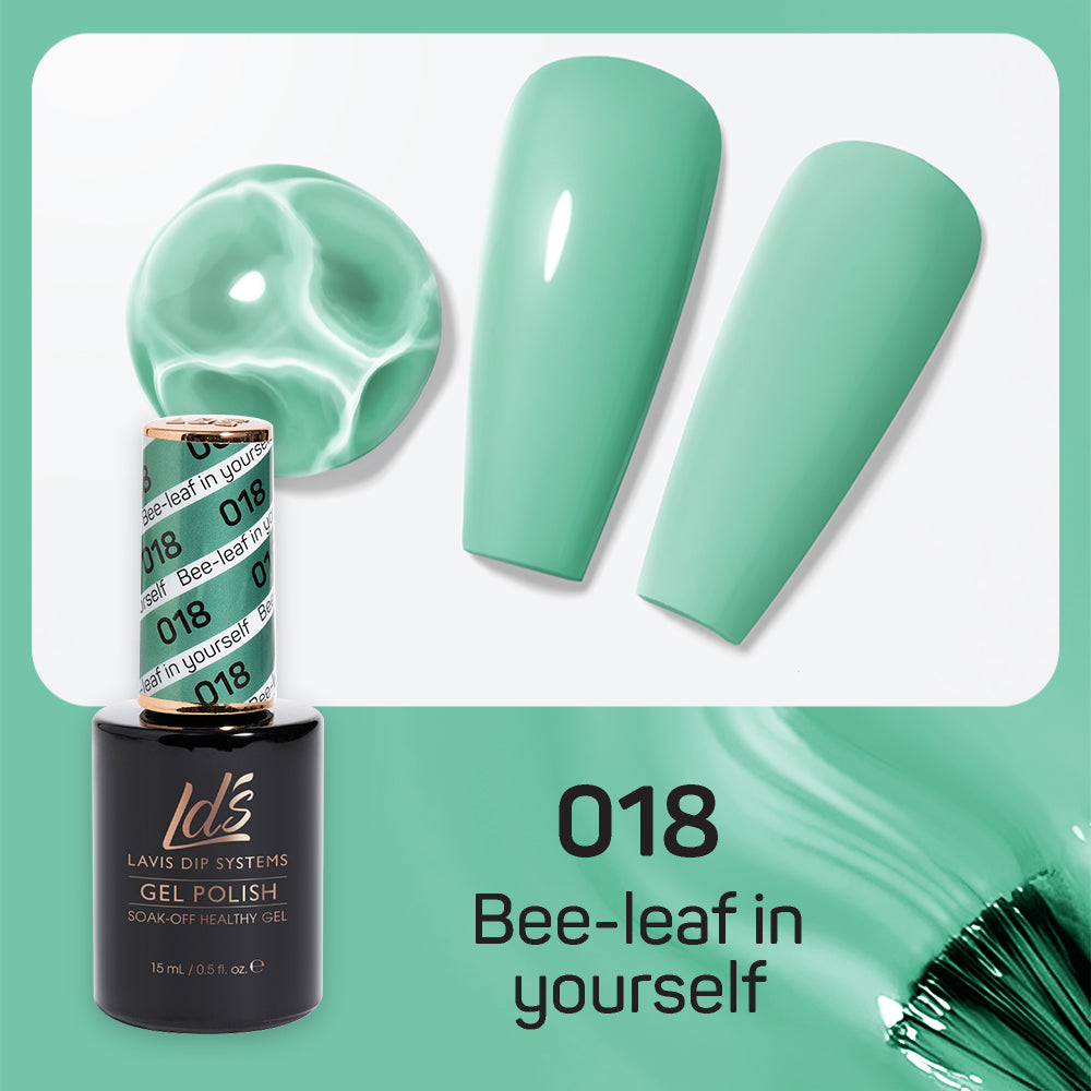 LDS 018 Bee-Leaf In Yourself - LDS Gel Polish 0.5oz