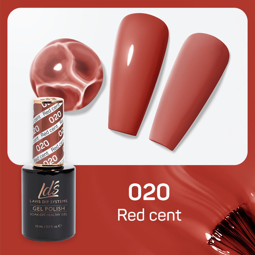 LDS 020 Red Cent - LDS Gel Polish 0.5oz