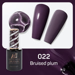LDS 022 Bruised Plum - LDS Healthy Gel Polish & Matching Nail Lacquer Duo Set - 0.5oz