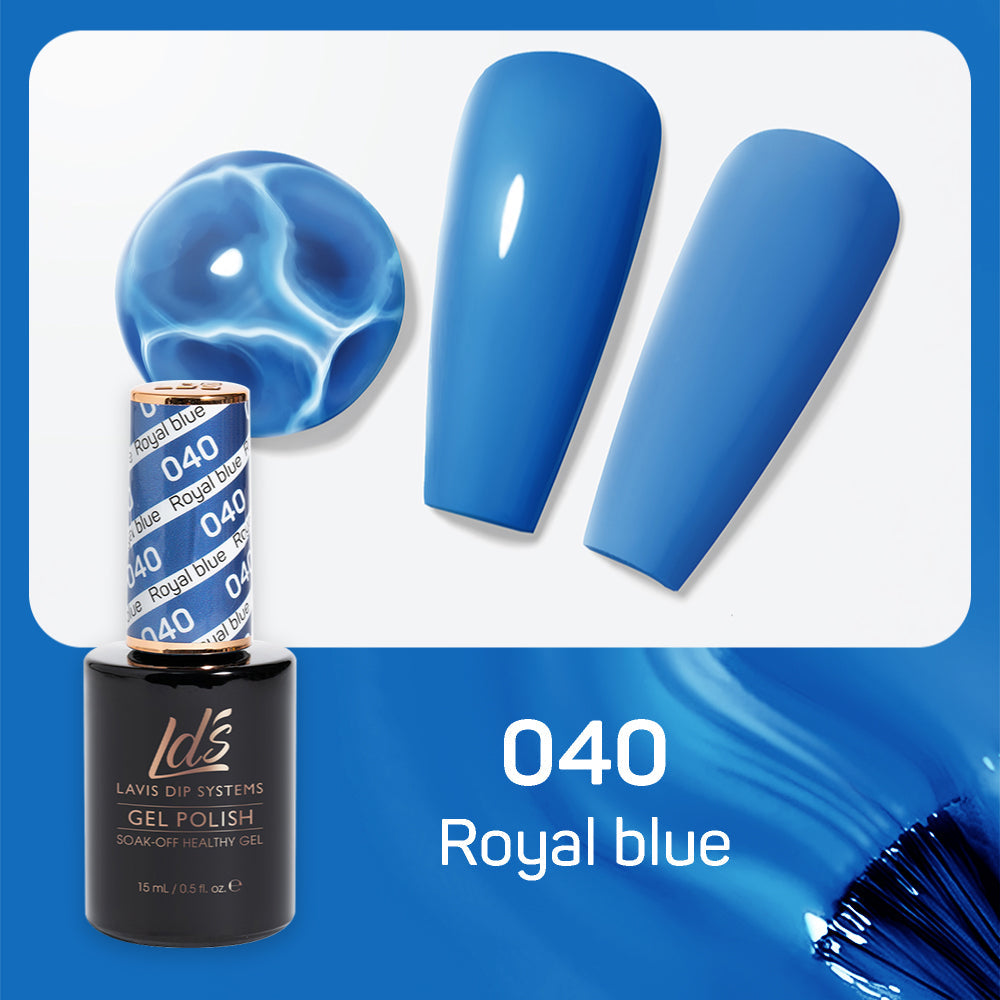 LDS 040 Royal Blue - LDS Gel Polish 0.5oz