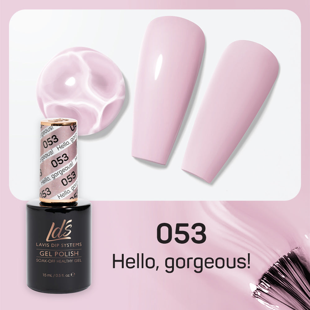 LDS 053 Hello, Gorgeous - LDS Gel Polish 0.5oz