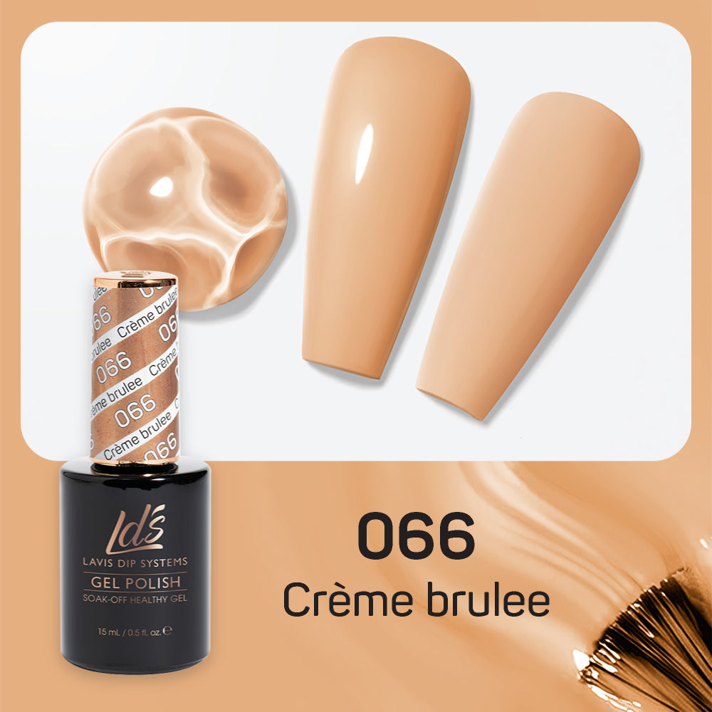 LDS 066 Crème Brulee - LDS Gel Polish 0.5oz