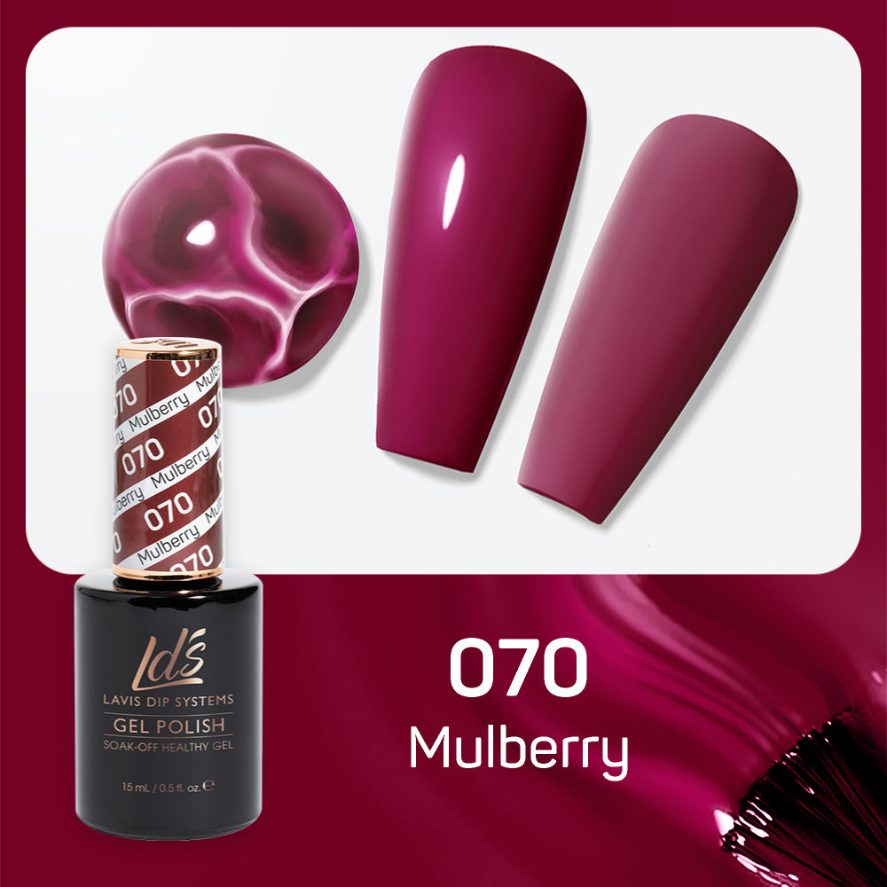 LDS 070 Mulberry - LDS Gel Polish 0.5oz