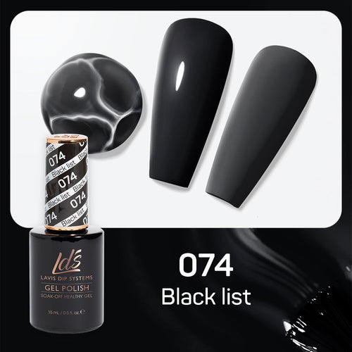 LDS 074 Black List - LDS Gel Polish 0.5oz