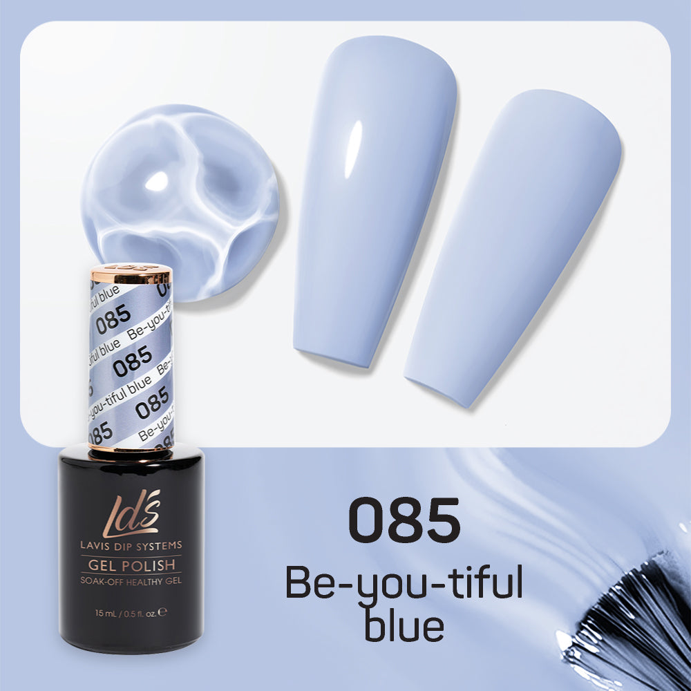 LDS 085 Be-You-Tiful Blue - LDS Gel Polish 0.5oz