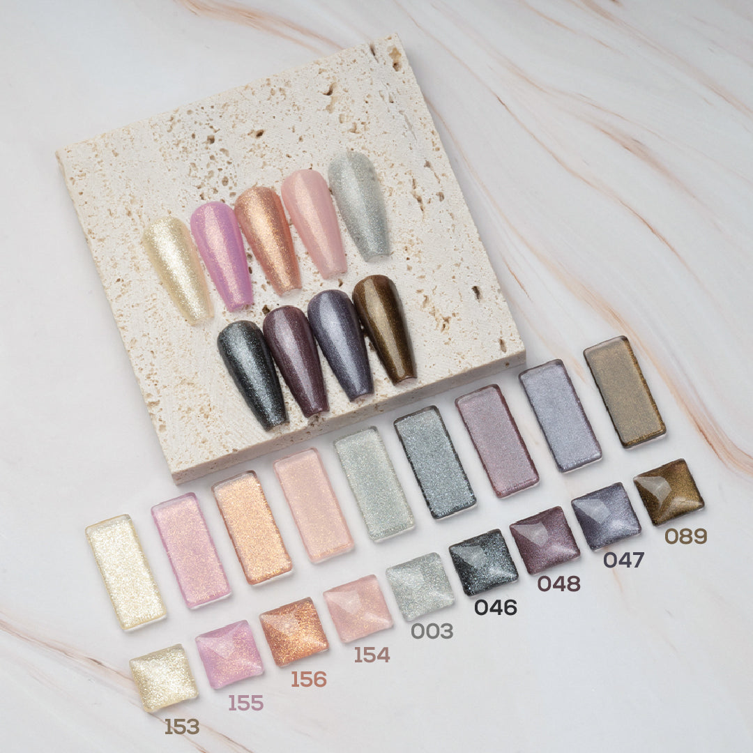 SOFT GLAM - LDS Holiday Gel Nail Polish Collection: 003, 046, 047, 048, 089, 153, 154, 155, 156