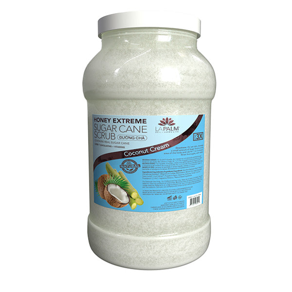 Lapalm Sugar Cane Scrub - Coconut Cream - 1Gallon