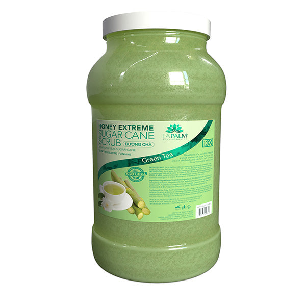 Lapalm Sugar Cane Scrub - Green Tea - 1Gallon