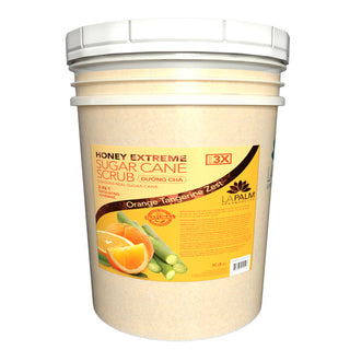 Lapalm Sugar Cane Scrub - Orange Tangerine Zest - 1 Bucket