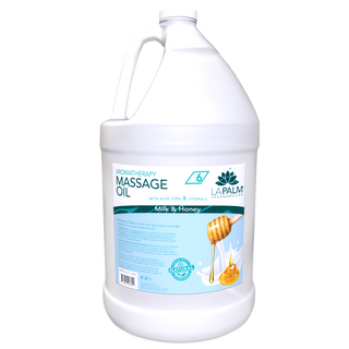 LAPALM Healing Therapy Massage Lotion - Milk Honey  - 1 Gallon