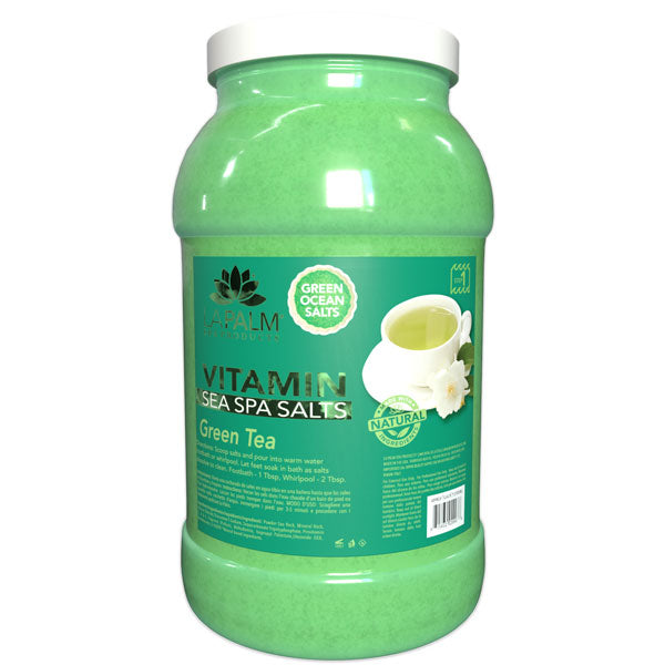 La Palm Sea Spa Salts - Green Tea - 1Gallon