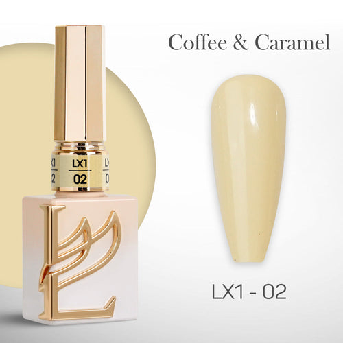 LAVIS LX1 - 02  - Gel Polish 0.5 oz - Coffee & Caramel Collection