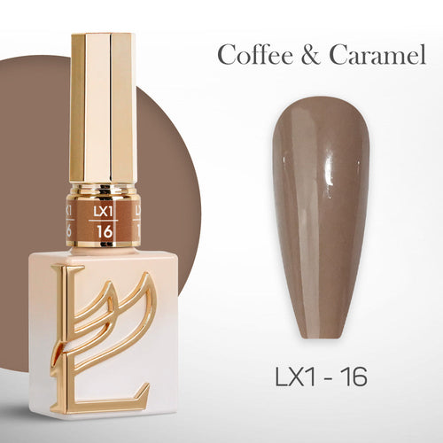 LAVIS LX1 - 16  - Gel Polish 0.5 oz - Coffee & Caramel Collection