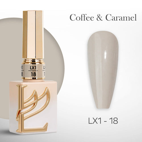 LAVIS LX1 - 18  - Gel Polish 0.5 oz - Coffee & Caramel Collection