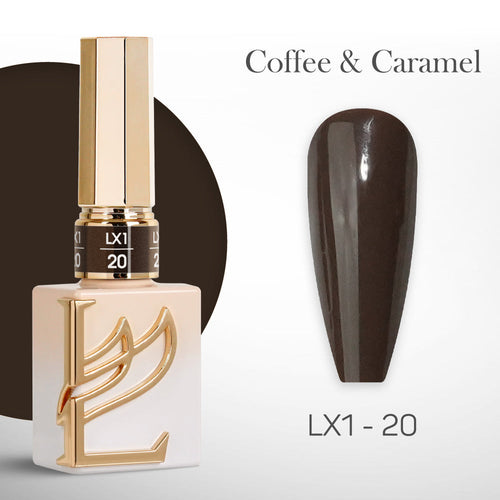 LAVIS LX1 - 20  - Gel Polish 0.5 oz - Coffee & Caramel Collection