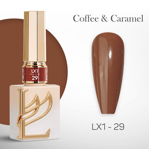 LAVIS LX1 - 29  - Gel Polish 0.5 oz - Coffee & Caramel Collection