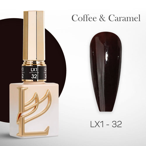 LAVIS LX1 - 32  - Gel Polish 0.5 oz - Coffee & Caramel Collection