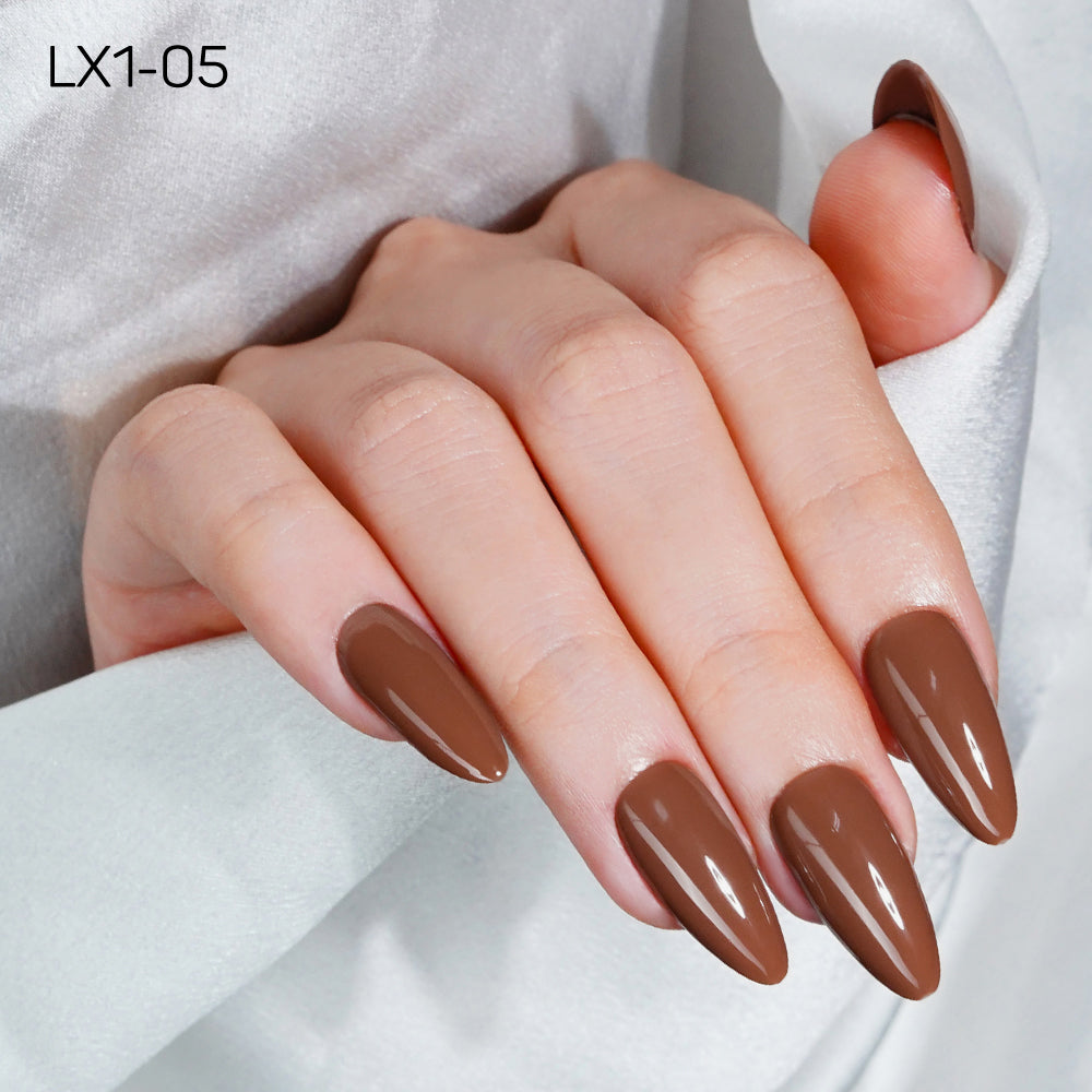 LAVIS LX1 - 05  - Gel Polish 0.5 oz - Coffee & Caramel Collection