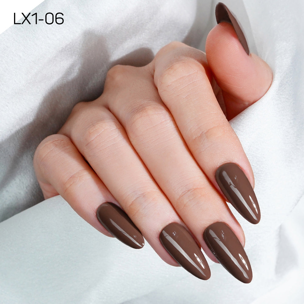 LAVIS LX1 - 06  - Gel Polish 0.5 oz - Coffee & Caramel Collection