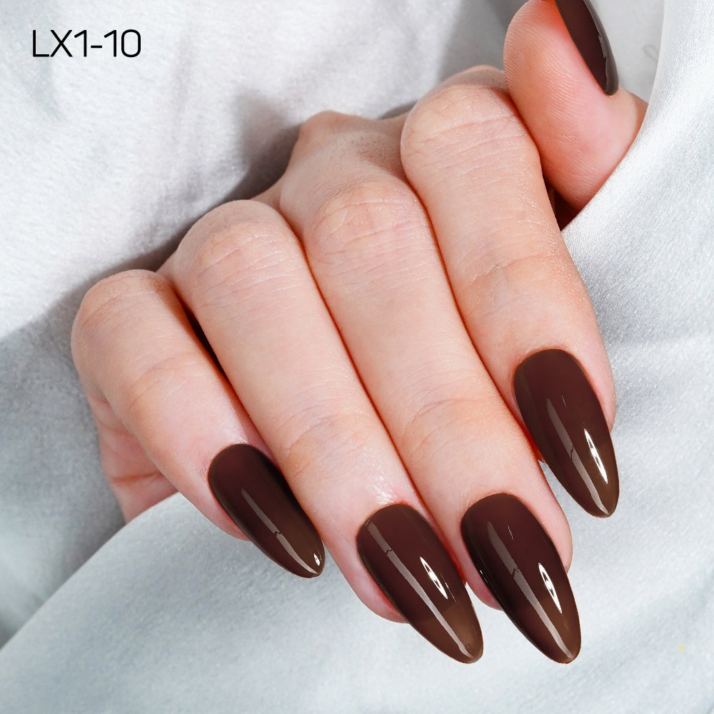 LAVIS LX1 - 10  - Gel Polish 0.5 oz - Coffee & Caramel Collection