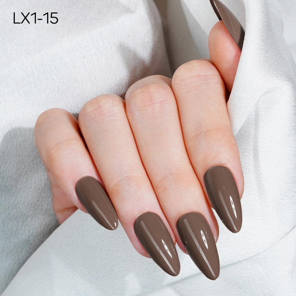 LAVIS LX1 - 15  - Gel Polish 0.5 oz - Coffee & Caramel Collection