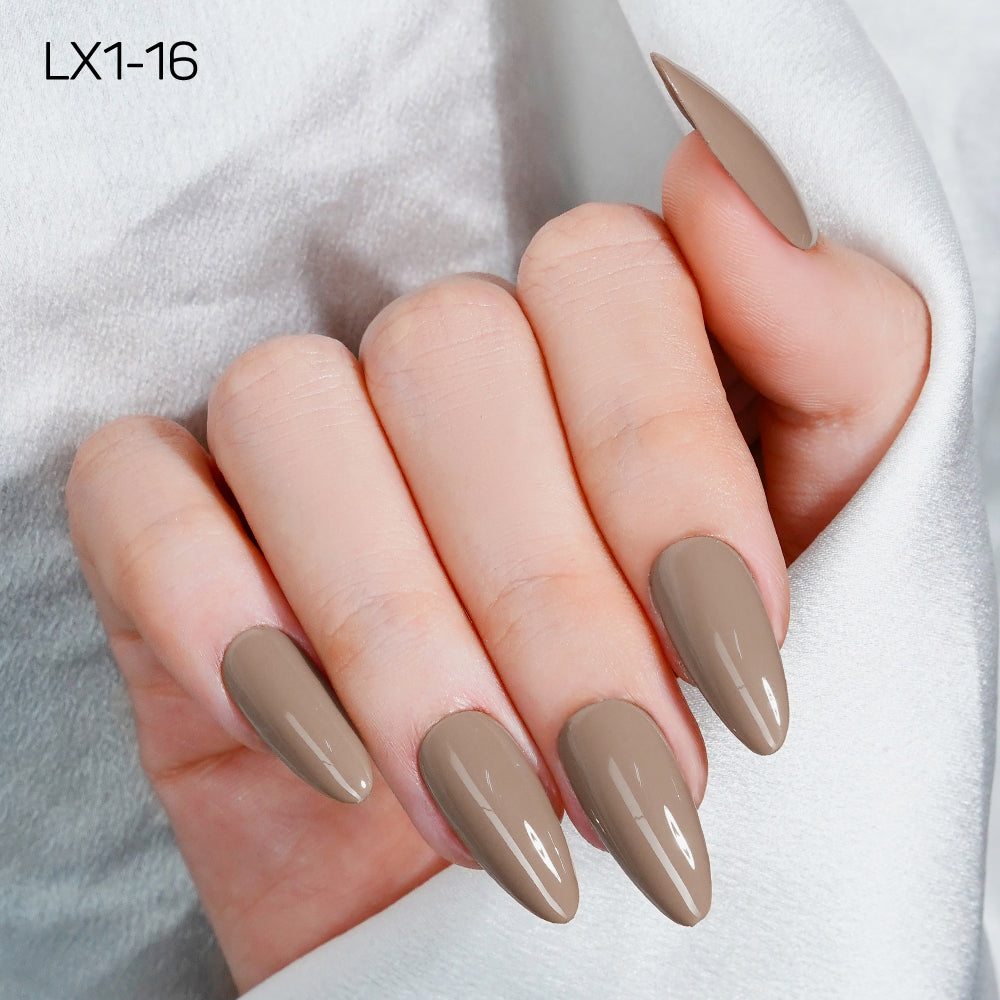 LAVIS LX1 - 16  - Gel Polish 0.5 oz - Coffee & Caramel Collection