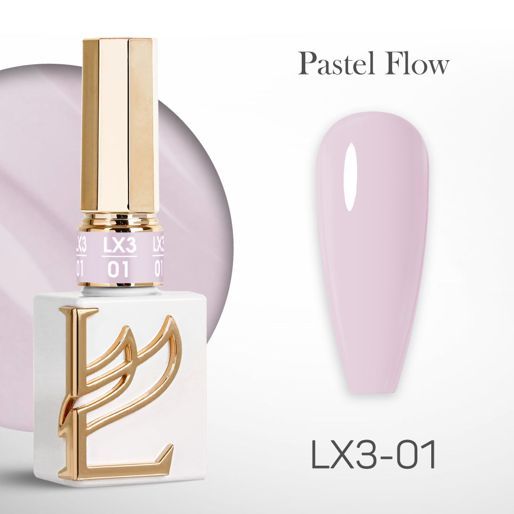 LAVIS LX3 - 01 - Gel Polish 0.5 oz - Pastel Flow Collection