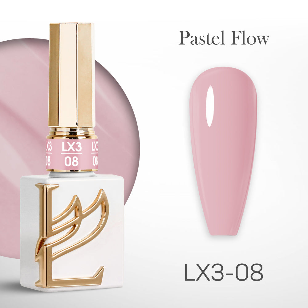 LAVIS LX3 - 08 - Gel Polish 0.5 oz - Pastel Flow Collection