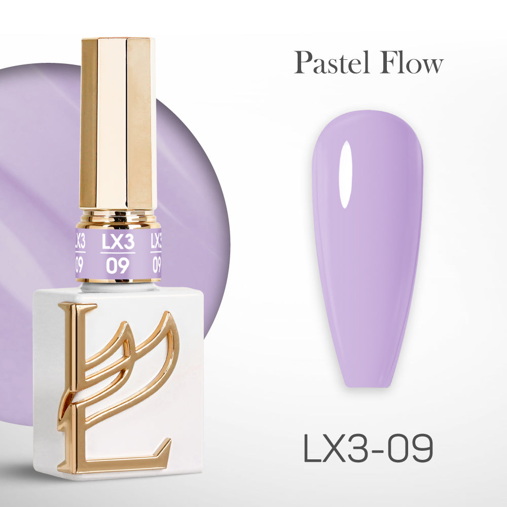 LAVIS LX3 - 09 - Gel Polish 0.5 oz - Pastel Flow Collection