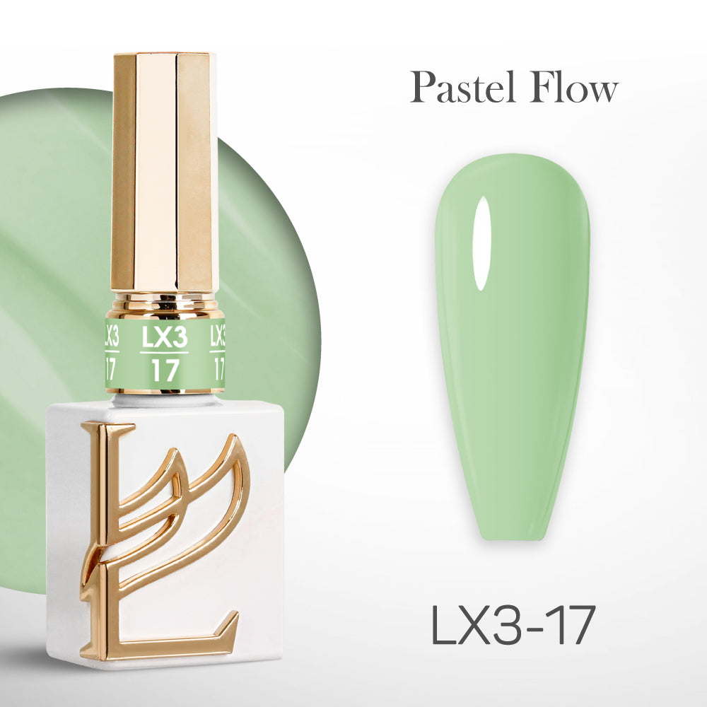 LAVIS LX3 - 17 - Gel Polish 0.5 oz - Pastel Flow Collection