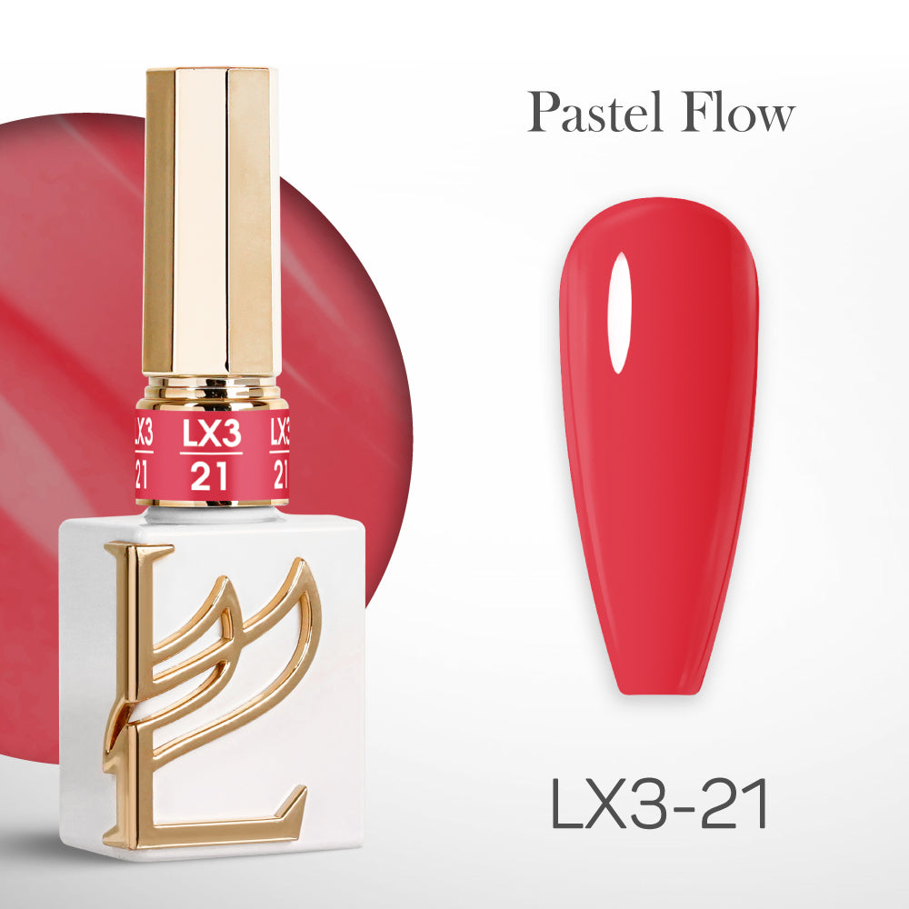 LAVIS LX3 - 21 - Gel Polish 0.5 oz - Pastel Flow Collection