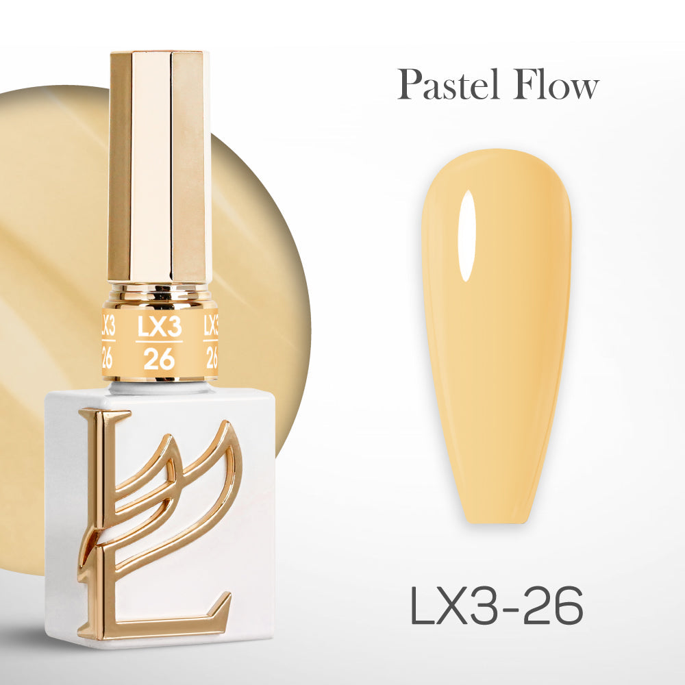 LAVIS LX3 - 26 - Gel Polish 0.5 oz - Pastel Flow Collection