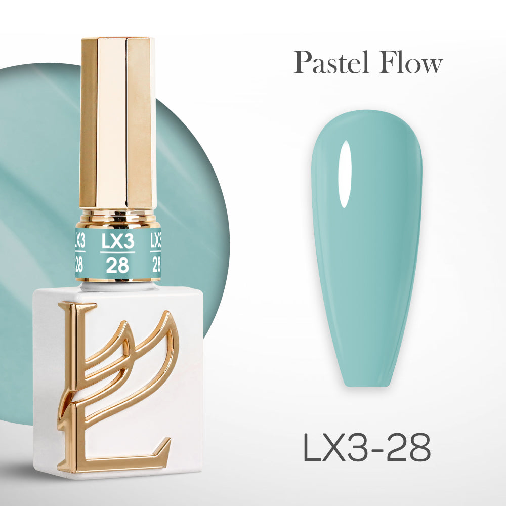 LAVIS LX3 - 28 - Gel Polish 0.5 oz - Pastel Flow Collection