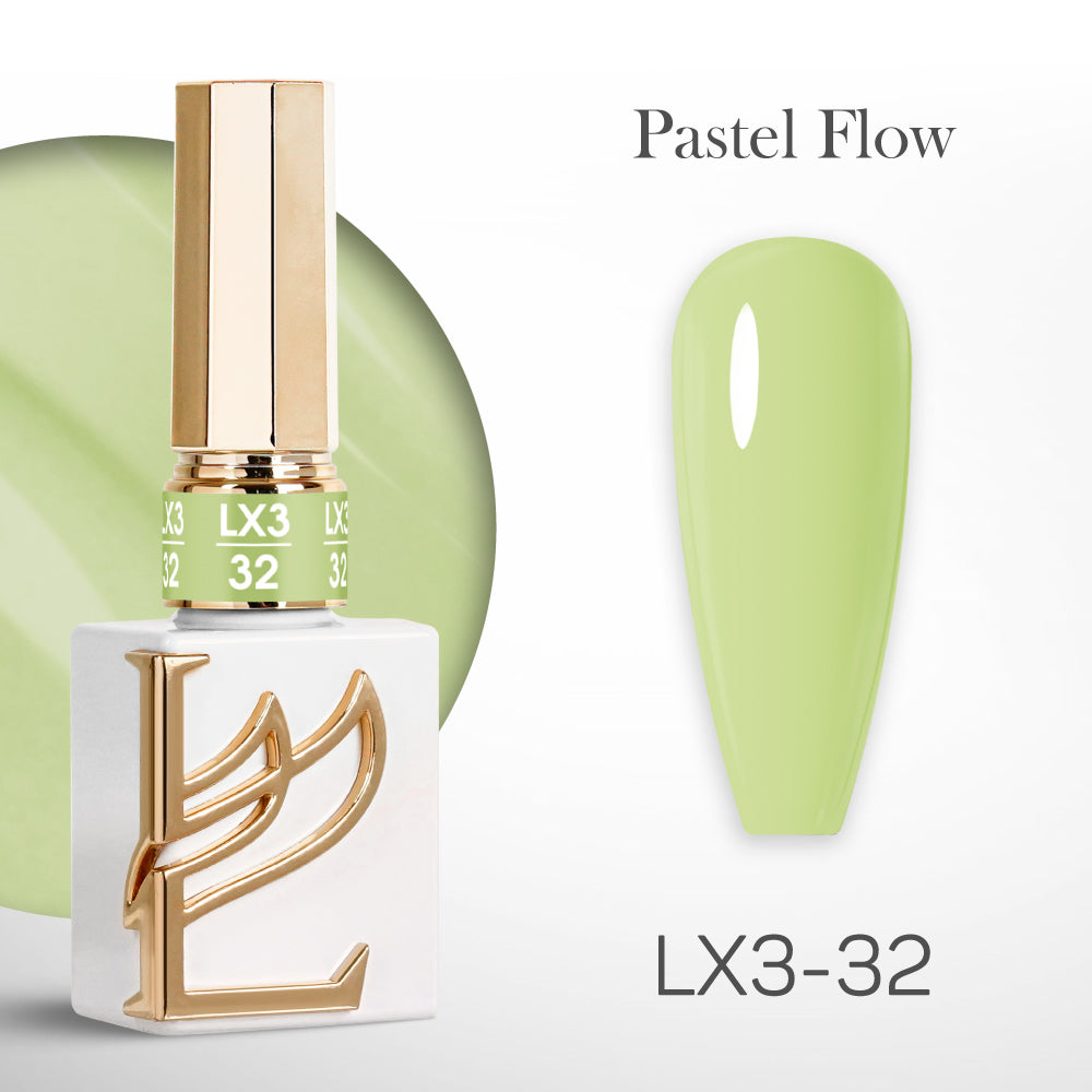 LAVIS LX3 - 32 - Gel Polish 0.5 oz - Pastel Flow Collection