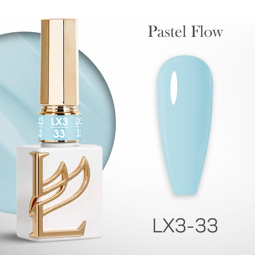 LAVIS LX3 - 33 - Gel Polish 0.5 oz - Pastel Flow Collection