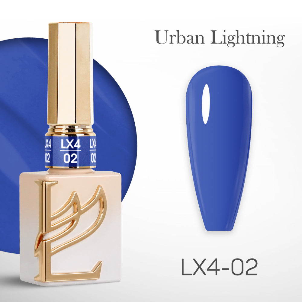 LAVIS LX4 - 02 - Gel Polish 0.5 oz - Urban Lightning Collection